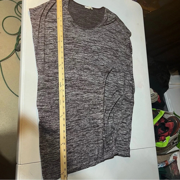 Arizia Wilfred Free Heathered Purple Cap Sleeve Oversized Mini Dress Size XXS - Picture 8 of 8